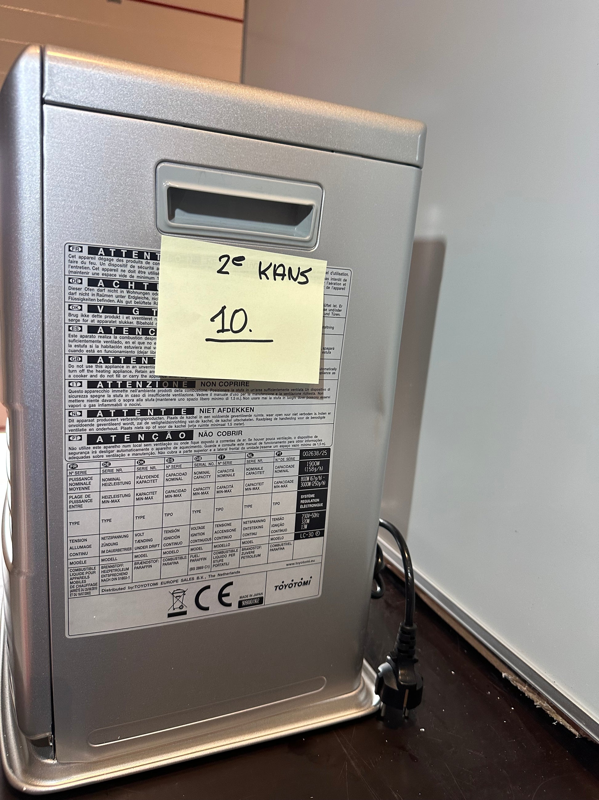 Zibro/Toyotomi LC 30 Laser Kachel - 2de Kans