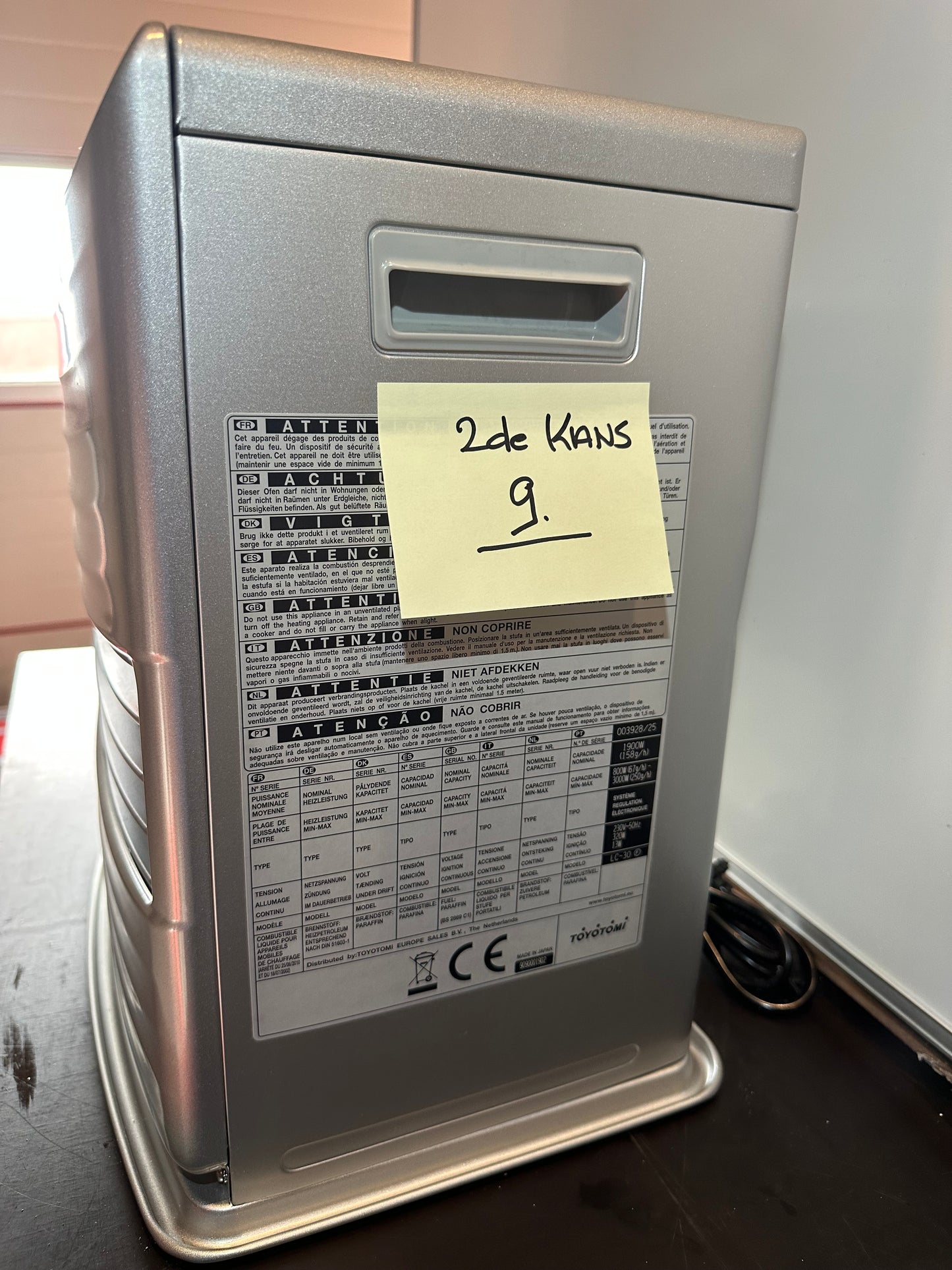 Zibro/Toyotomi LC30 - Licht Gebruikt met Kleine Transportschade