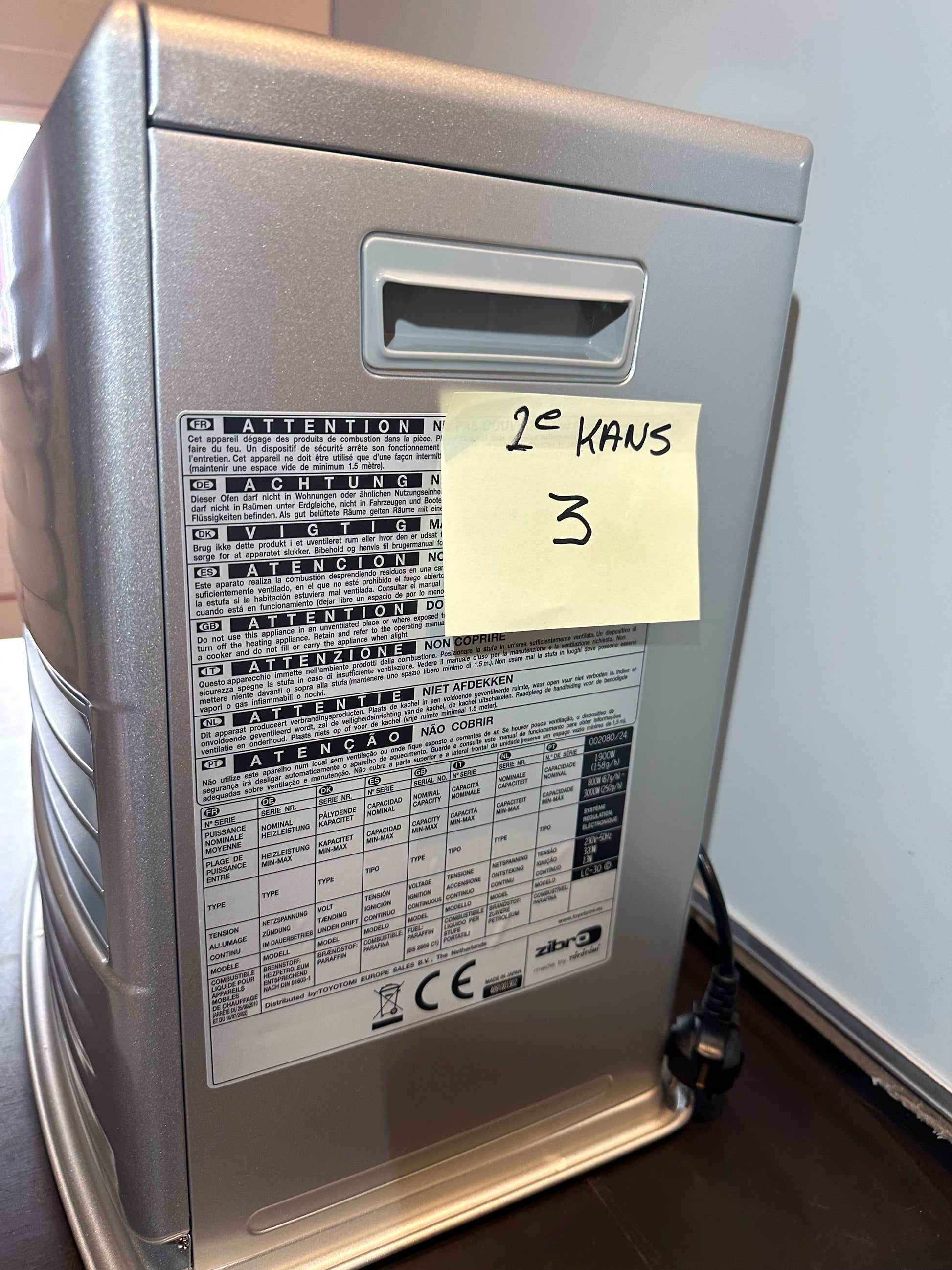 2de Kans - Zibro LC30 Laserkachel