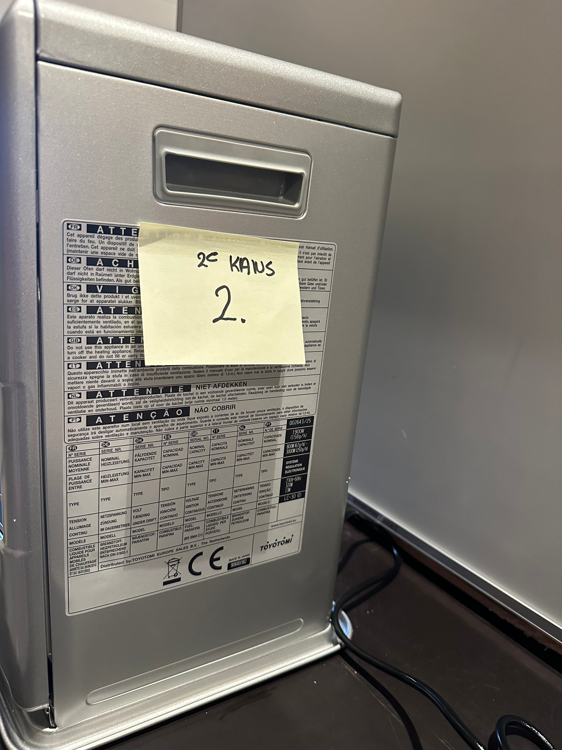 Zibro Toyotomi LC30 2e kans